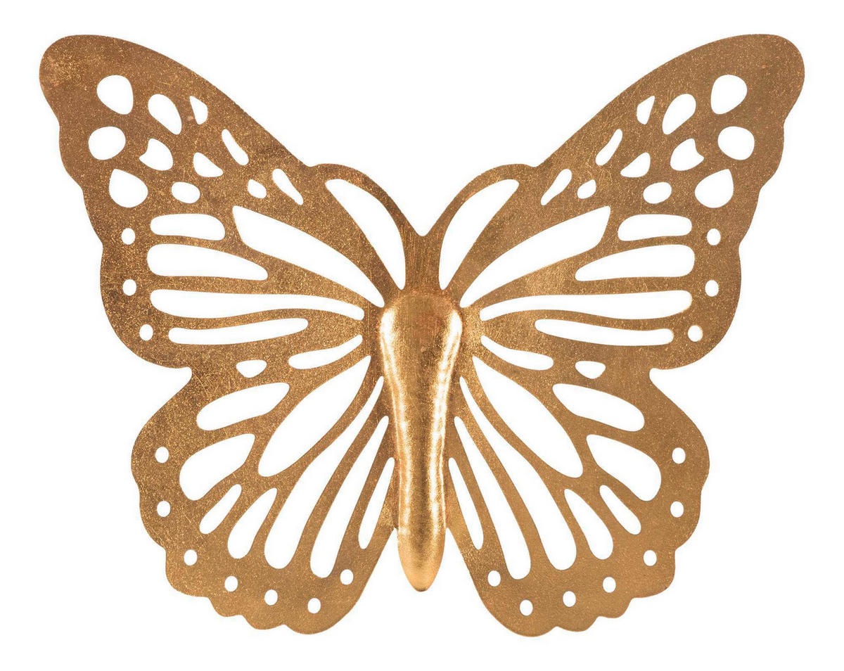 WANDDEKO    - Goldfarben, Basics, Metall (35/43/2cm)