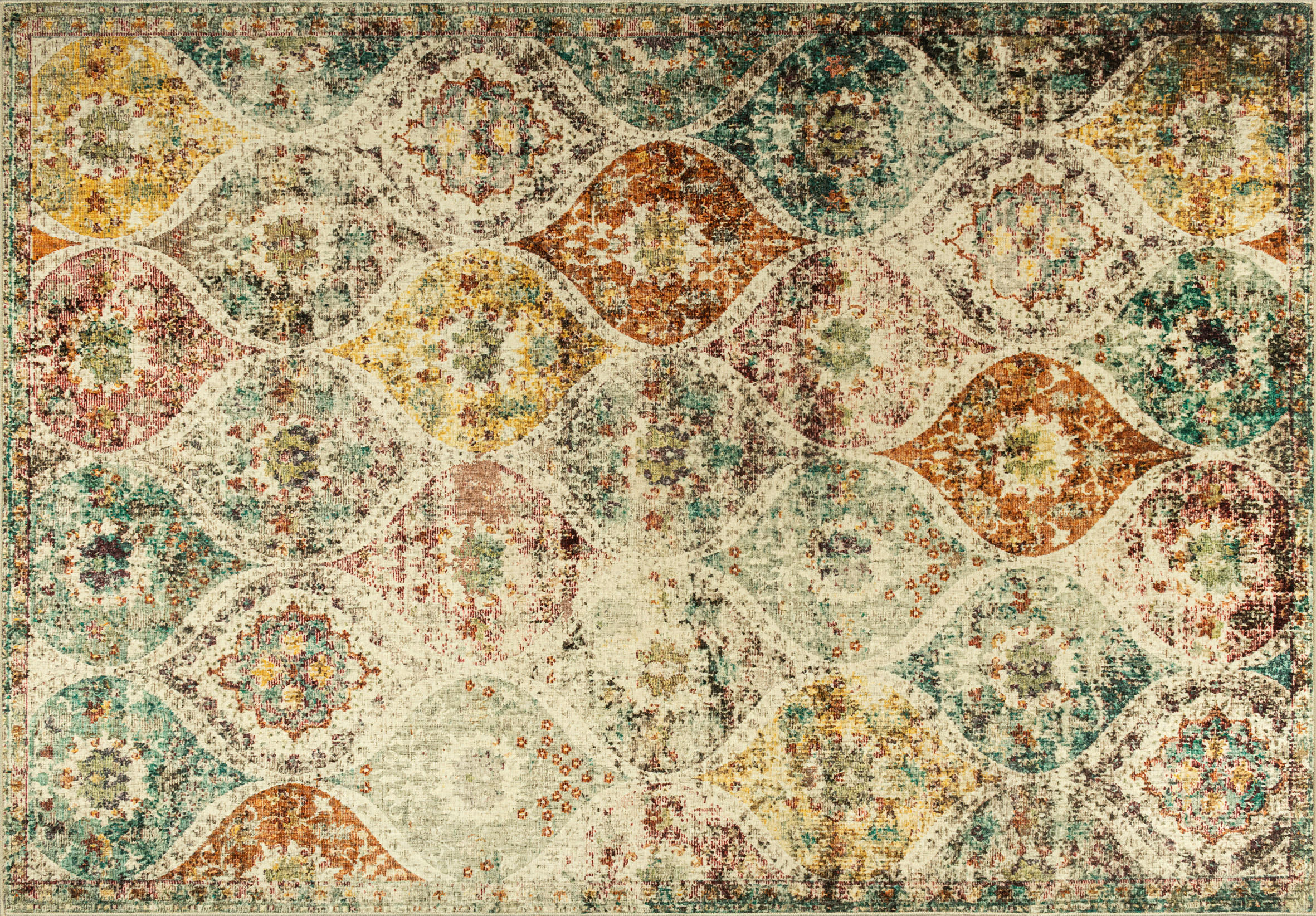 wash+dry Flachwebeteppich Seruna Beige 160x230 cm