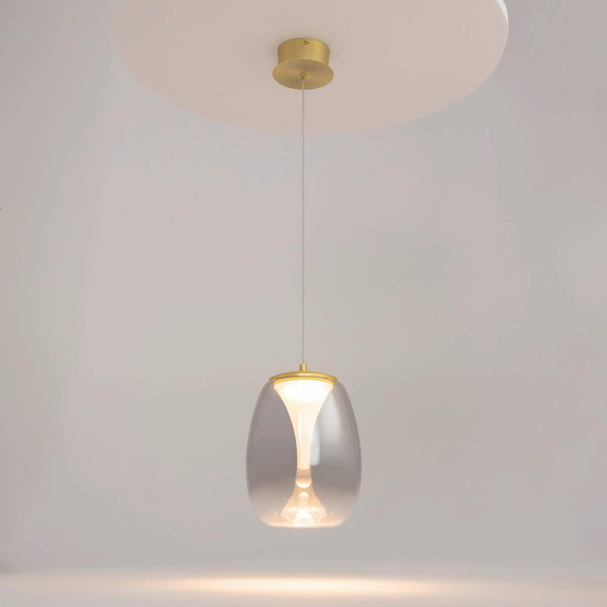PENDELLEUCHTE 20/20/333,1 cm    - Goldfarben, Design, Metall (20/20/333,1cm) - MAYTONI