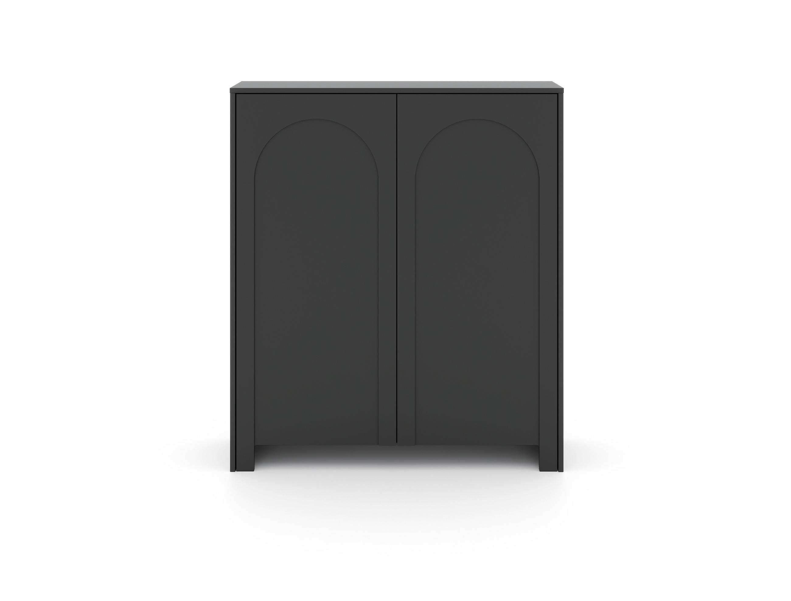 KOMMODE  in 100/117/35 cm  - Schwarz, Design, Holzwerkstoff (100/117/35cm) - MID.YOU