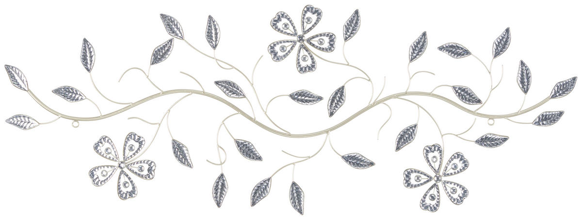 ZIDNA DEKORACIJA     105/2/38 cm      - srebrne boje/zlatne boje, Basics, metal/plastika (105/2/38cm) - Ambia Home