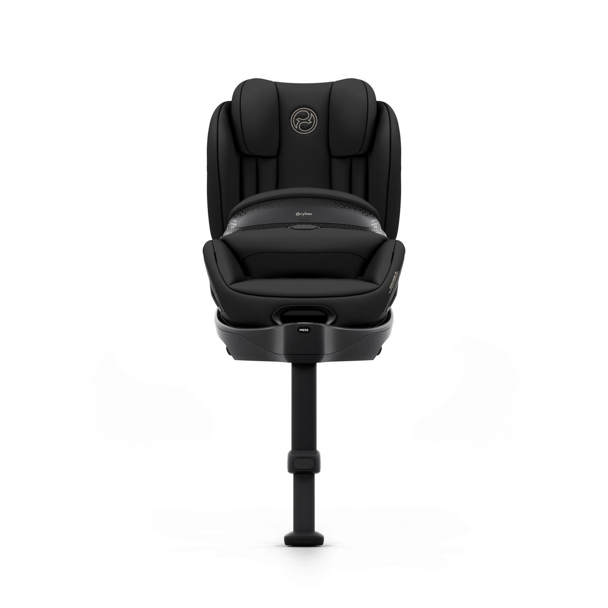 KINDERAUTOSITZ Anoris Si Sepia Black  - Schwarz, Basics, Kunststoff/Textil (61/45,5/55cm) - cybex PLATINUM