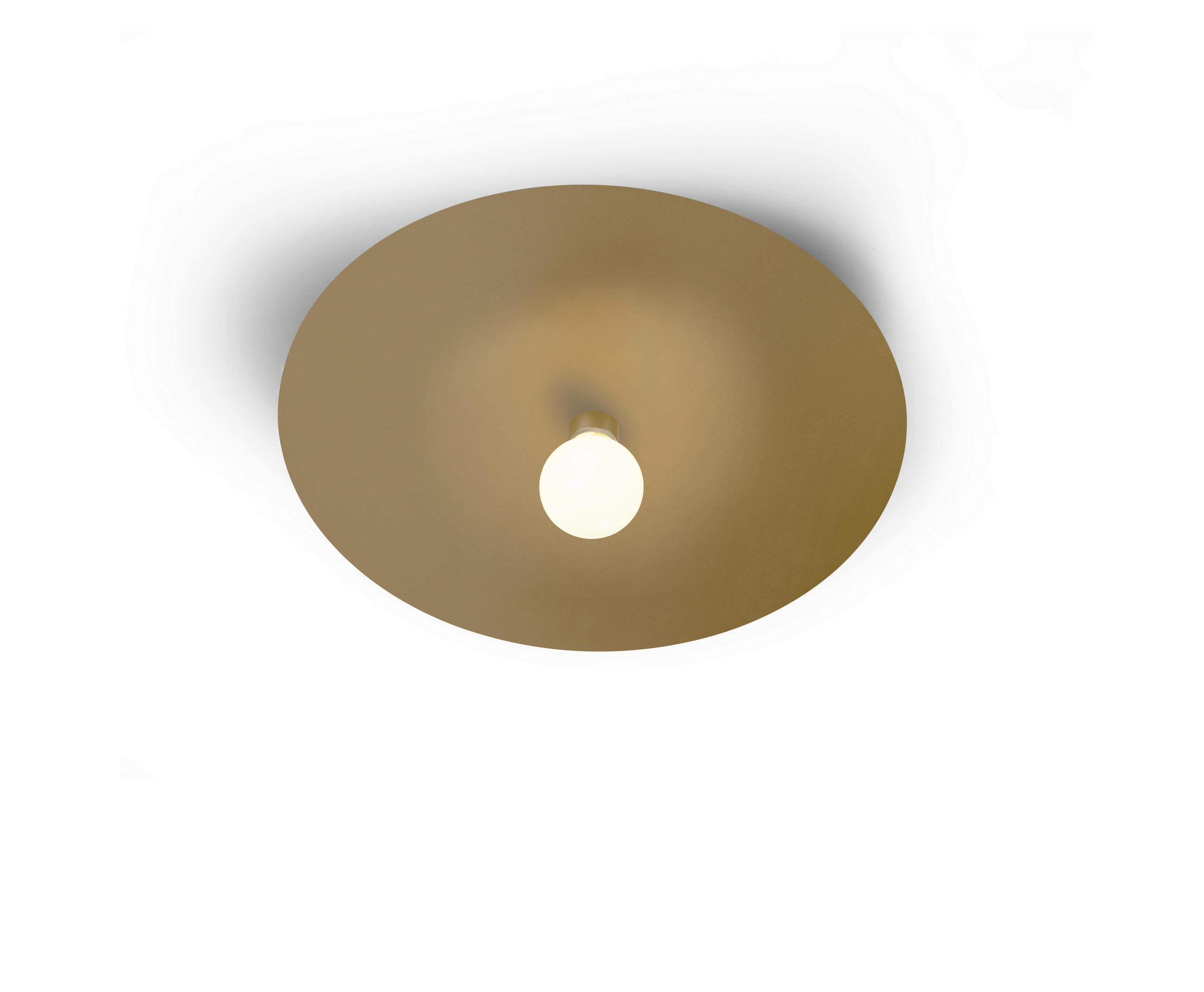 DECKENLEUCHTE Chio 44/6,5 cm   - Goldfarben, Basics, Metall (44/6,5cm) - BOPP