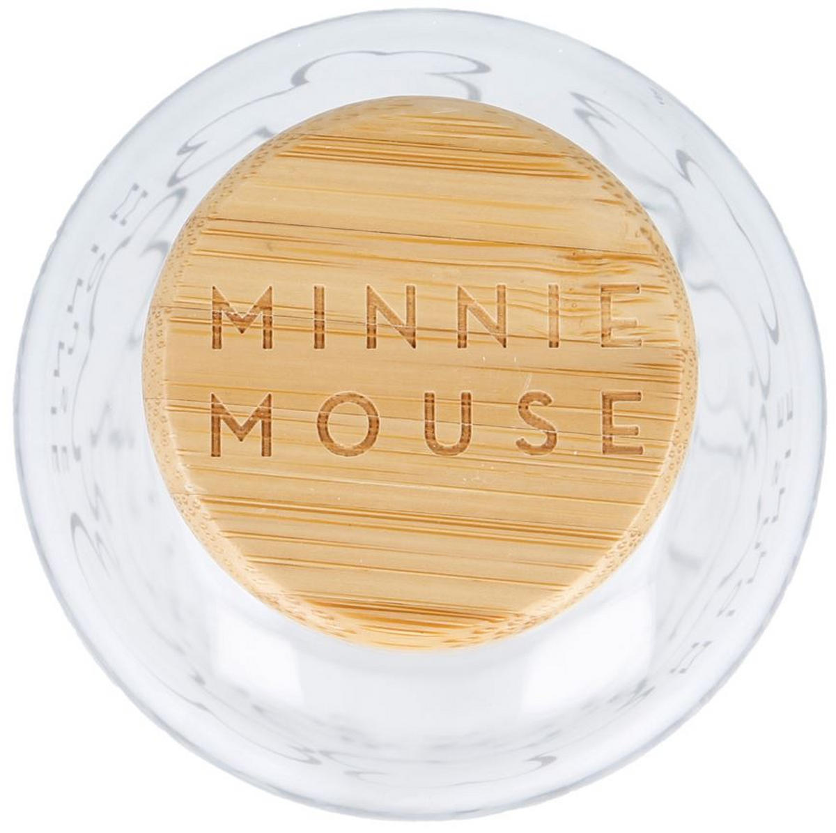 TRINKFLASCHE 1,03 L  - Klar/Transparent, Basics, Glas/Holz (8/25/8cm) - Disney