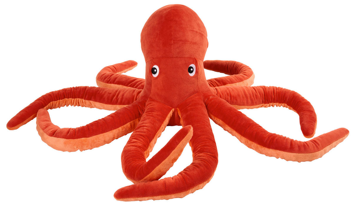 PLÜSSÁLLATFIGURA  - piros, Basics, textil (50/30cm) - My Baby Lou