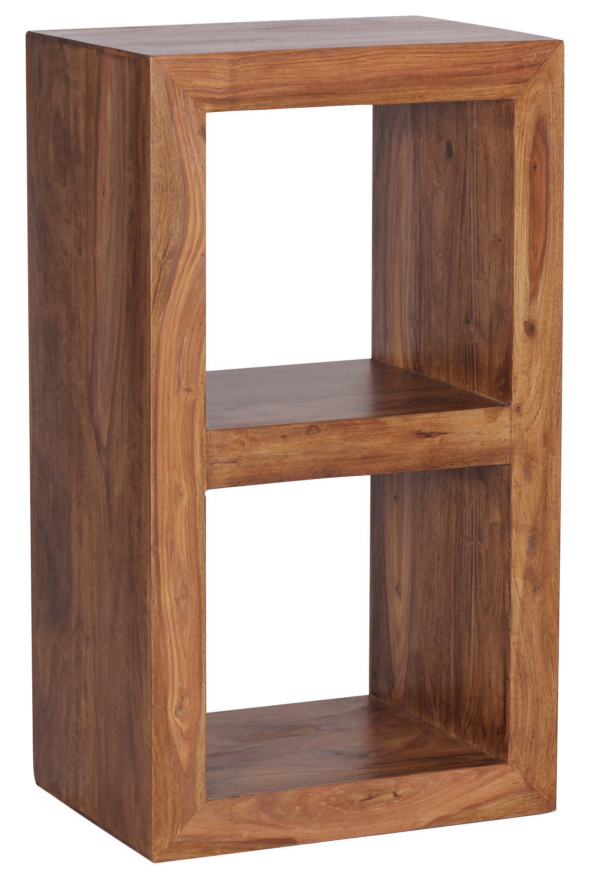 REGAL Sheesham massiv Sheeshamfarben  - Sheeshamfarben, MODERN, Holz (50/88/35cm) - MID.YOU