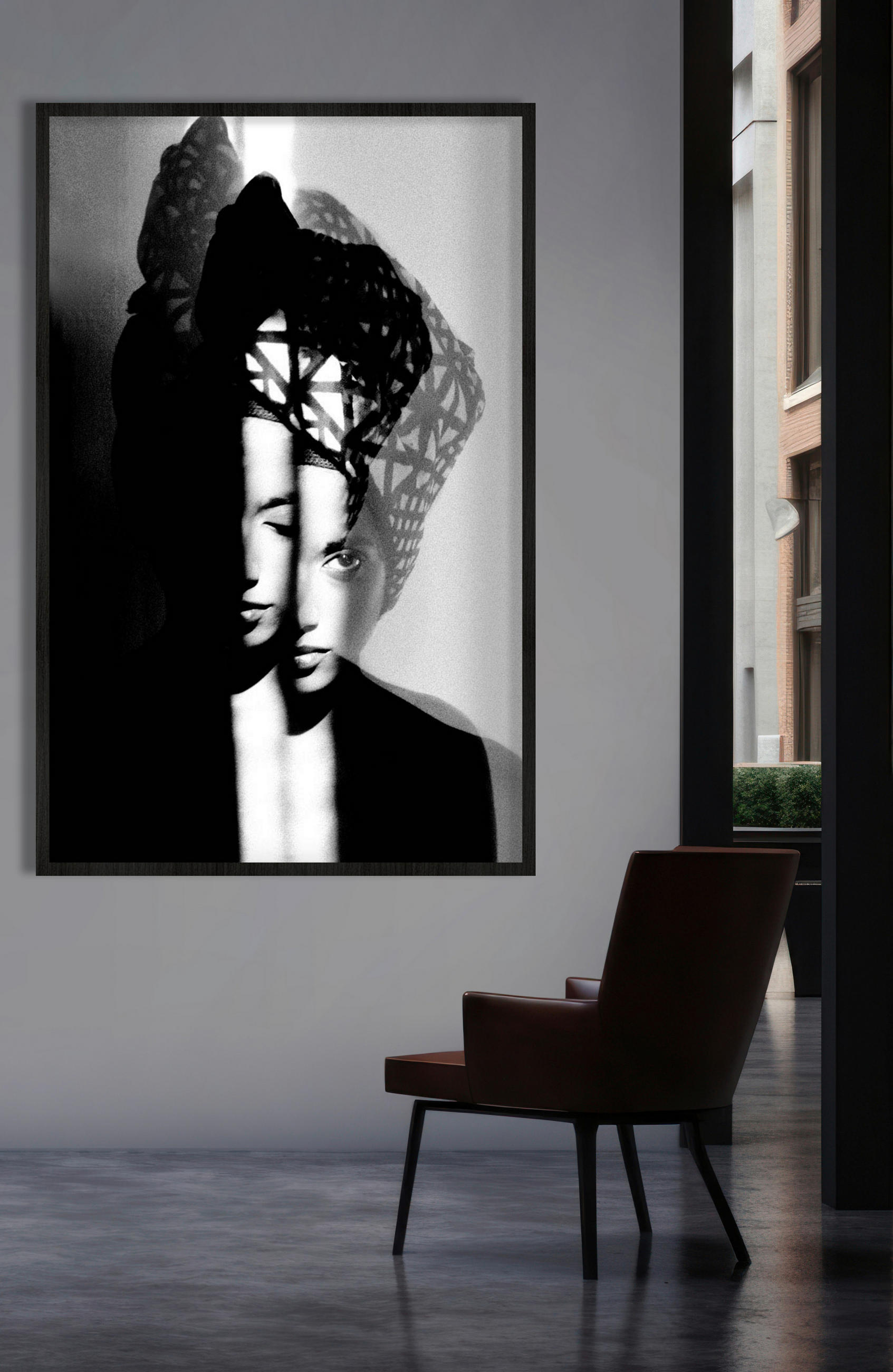 Thumbnail - Wandkraft Bild Wandkraft Rupture, Schwarz, Kunststoff, 98x148x10 cm, einfache und schnelle Anbringung, Bilder und Zubehö...