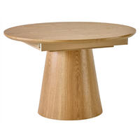 ESSTISCH Eichefarben oval  ausziehbar  - Eichefarben, KONVENTIONELL, Holz/Holzwerkstoff (120-160/120/76cm) - MID.YOU