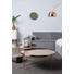 COUCHTISCH rund Kupferfarben - Kupferfarben, Design, Glas/Metall (83/35cm)