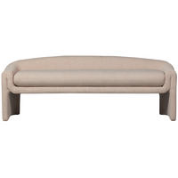 SITZBANK 160/60/52 cm Webstoff Beige  - Beige, Design, Textil (160/60/52cm) - Livetastic