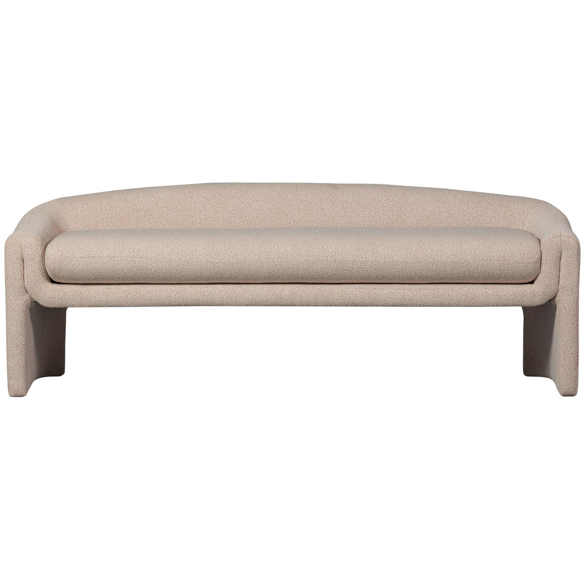 SITZBANK 160/60/52 cm Webstoff Beige  - Beige, Design, Textil (160/60/52cm) - Livetastic