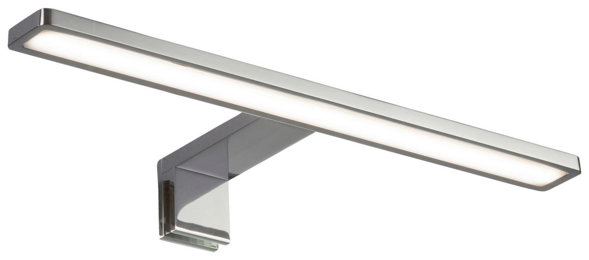 AUFBAULEUCHTE BENE 30/3,5/10 cm   - Chromfarben, Basics, Kunststoff (30/3,5/10cm)