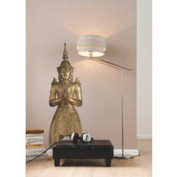 DEKOSTICKER Buddha  - Klar/Goldfarben, LIFESTYLE, Kunststoff (100/70cm) - Komar