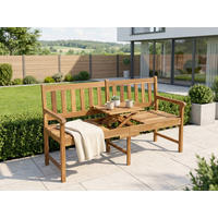 ZÁHRADNÁ LAVICA, akácia, drevo - farba akácie, Basics, drevo (153/57/88cm) - Prestige Home