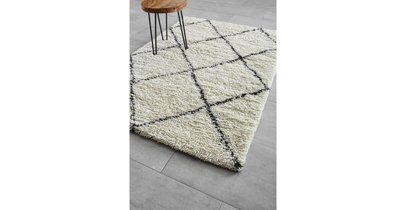 HANDWEBTEPPICH 130/190 cm Creme - Creme, Trend, Textil (130/190cm) - Linea Natura