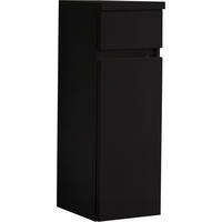 MIDISCHRANK 30/86/33 cm  - Dunkelgrau, Design, Glas/Holzwerkstoff (30/86/33cm) - Novel