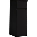 MIDISCHRANK 30/86/33 cm  - Dunkelgrau, Design, Glas/Holzwerkstoff (30/86/33cm) - Novel