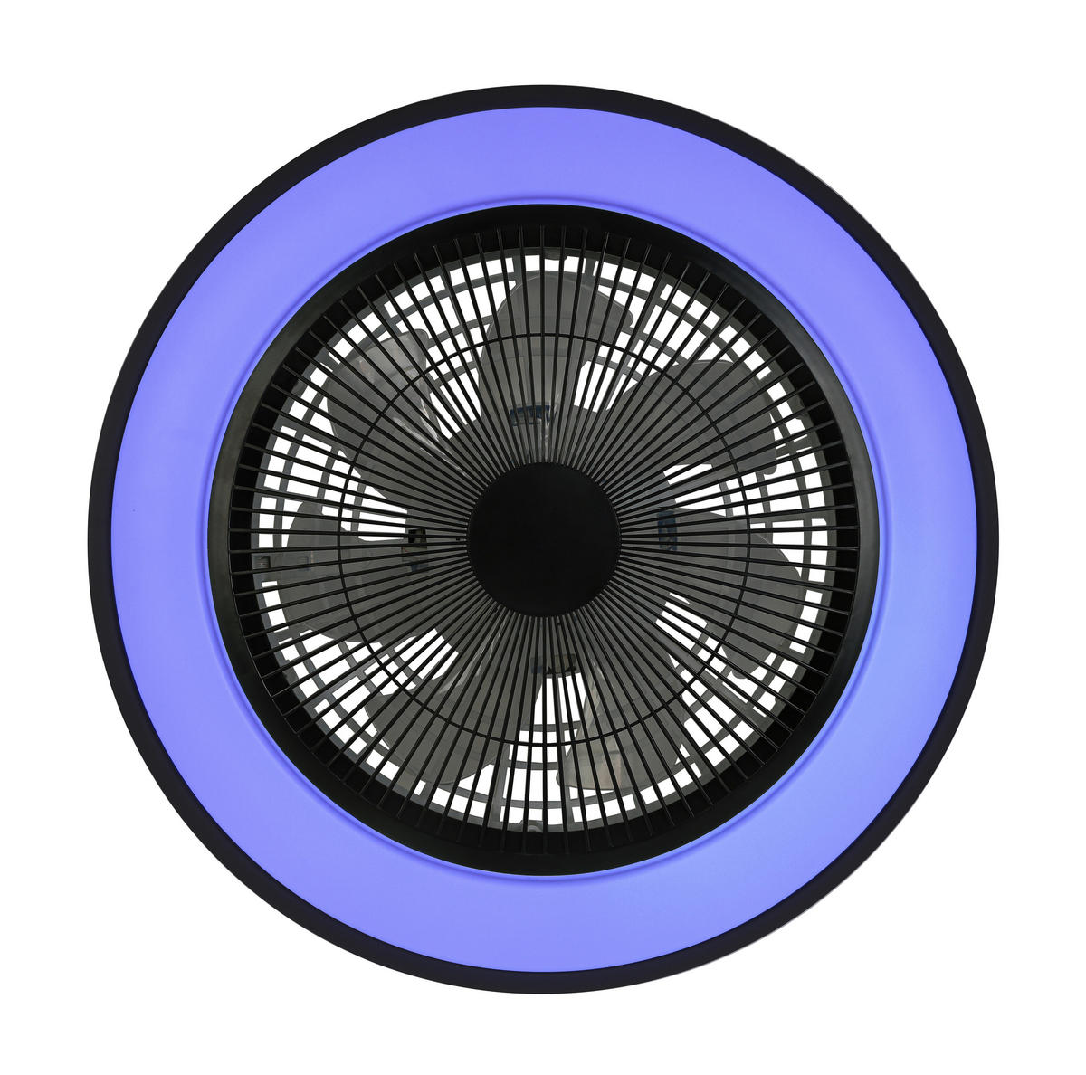 DECKENVENTILATOR - Schwarz/Weiß, Trend, Kunststoff/Metall (58/14,5cm) - Mican