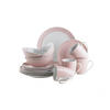 KOMBISERVICE Kitchen Time 16-teilig  - Hellrosa, Basics, Keramik - Mäser