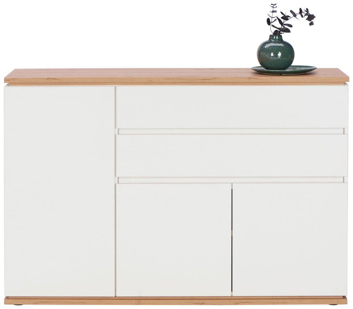SIDEBOARD  in 139/93/42 cm  - Schwarz/Weiß, MODERN, Holzwerkstoff/Kunststoff (139/93/42cm) - Xora
