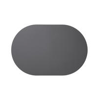 TISCHSET Kunststoff Grau 49,5/33 cm  - Grau, KONVENTIONELL, Kunststoff (49,5/33cm) - ASA