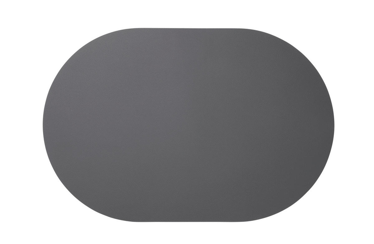 TISCHSET Kunststoff Grau 49,5/33 cm  - Grau, KONVENTIONELL, Kunststoff (49,5/33cm) - ASA