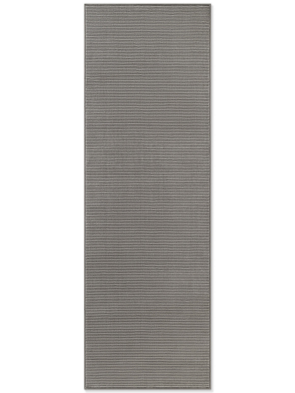 LÄUFER 80/240 cm Perles  - Anthrazit/Creme, Basics, Kunststoff (80/240cm) - Elle Decoration