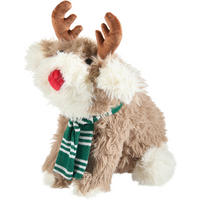 ZIERKISSEN PUFFEL 40/45 cm  - Braun/Weiß, Design, Textil (40/45cm) - X-Mas