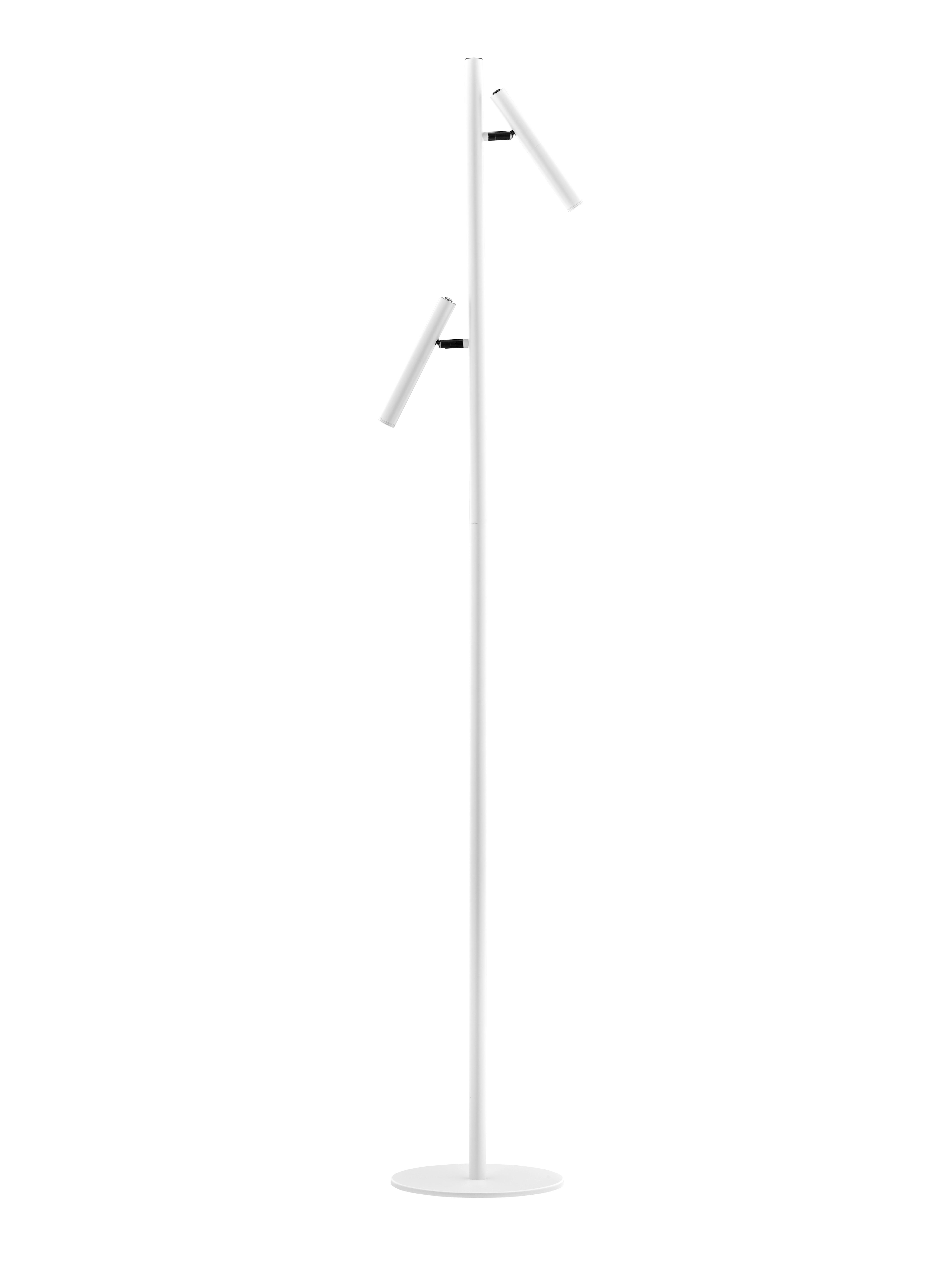 LED-STEHLEUCHTE 20/163 cm    - Weiß, Basics, Kunststoff/Metall (20/163cm) - Hell