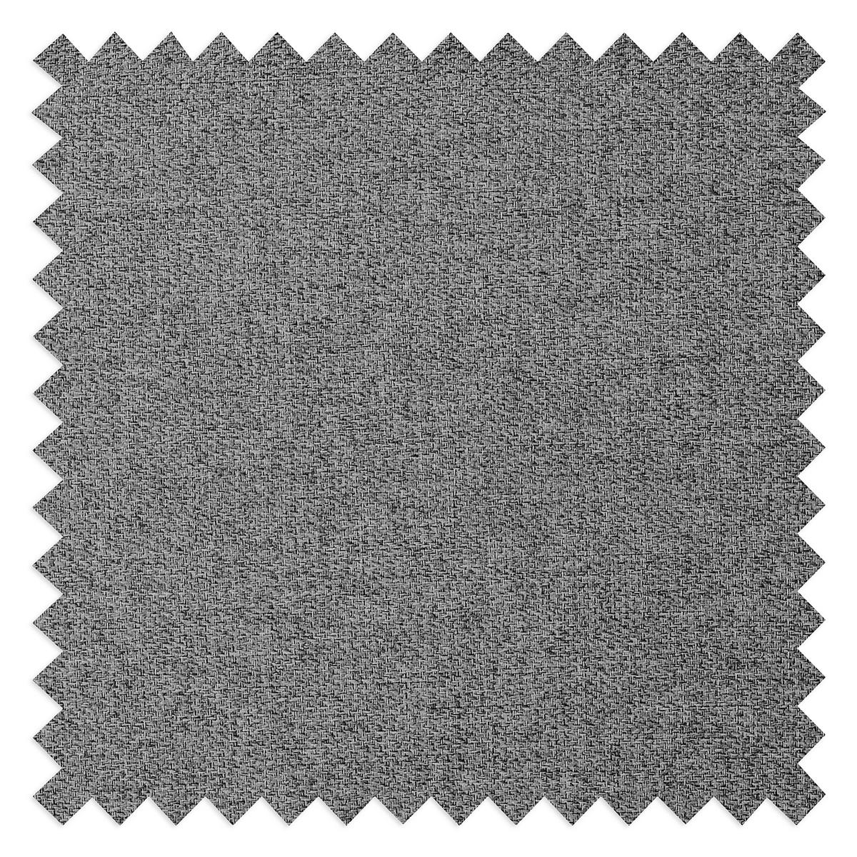 HOCKER BERLIN Webstoff Dunkelgrau  - Dunkelgrau/Schwarz, Design, Textil/Metall (163/46/62cm) - Livetastic
