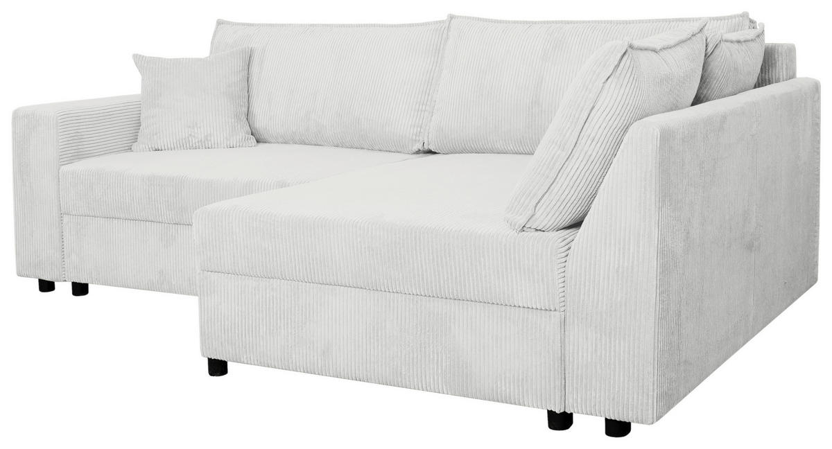ROHOVÁ SEDACIA SÚPRAVA, textil, prírodná farba - čierna/prírodná farba, Konventionell, textil/plast (245/153cm) - Carryhome