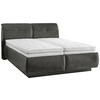 POLSTERBETT 180/200 cm  in Grau  - Weiss/Grau, Konventionell, Holz/Holzwerkstoff (180/200cm) - Beldomo - Sleep