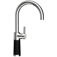 KÜCHENARMATUR 555000NGT  - Schwarz, Basics, Stein/Metall (5,2/39,2/19cm) - Schock