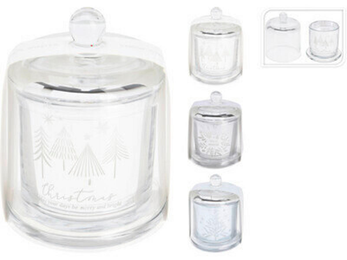 LUMÂNARE PARFUMATĂ - Basics, sticlă/materiale naturale (40.5/30.5/15.5cm)