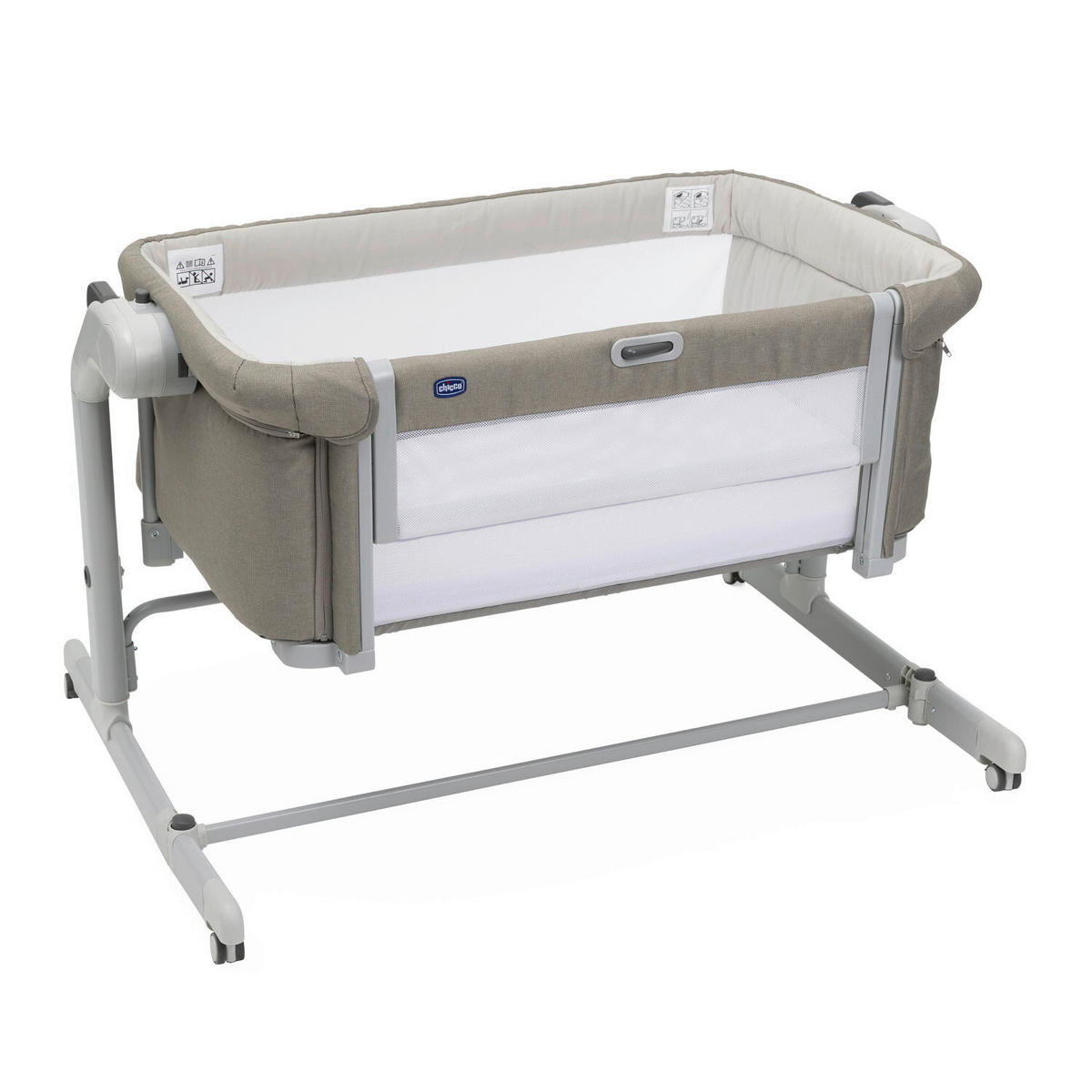 BEISTELLBETT Next2Me Magic Evo   - Taupe, Basics (99/73,5/64/80cm) - Chicco