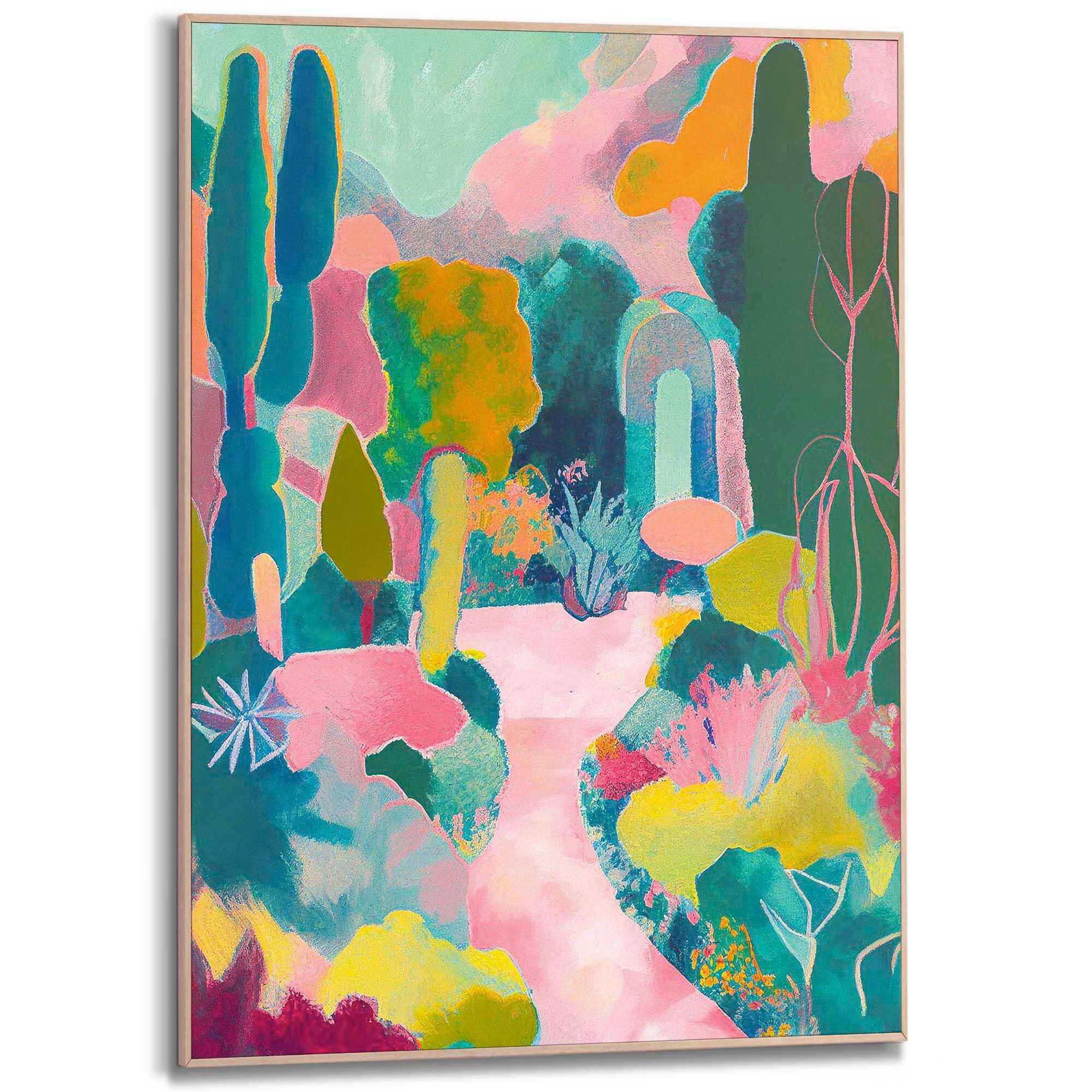 BILD 50/70 cm  - Multicolor, Trend, Holzwerkstoff (50/70cm) - Reinders!