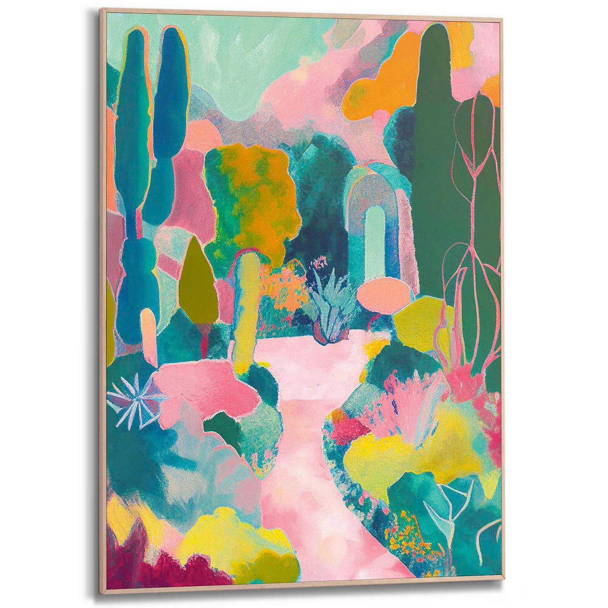 BILD 50/70 cm  - Multicolor, Trend, Holzwerkstoff (50/70cm) - Reinders!