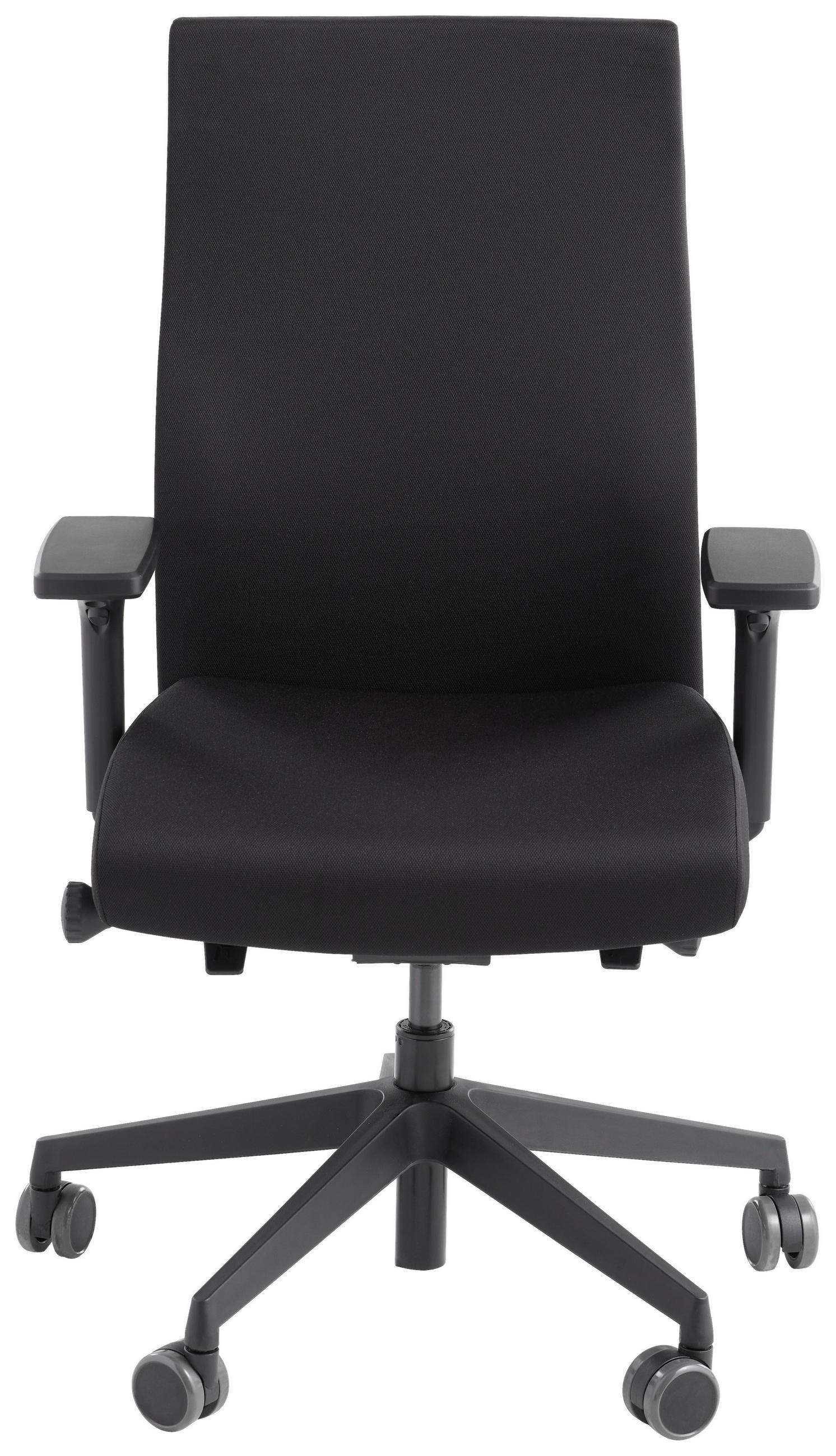 OTOČNÁ ŽIDLE, síťovina, plochá tkanina, černá - černá, Design, textil/plast (72/98 - 109/72cm) - Dauphin