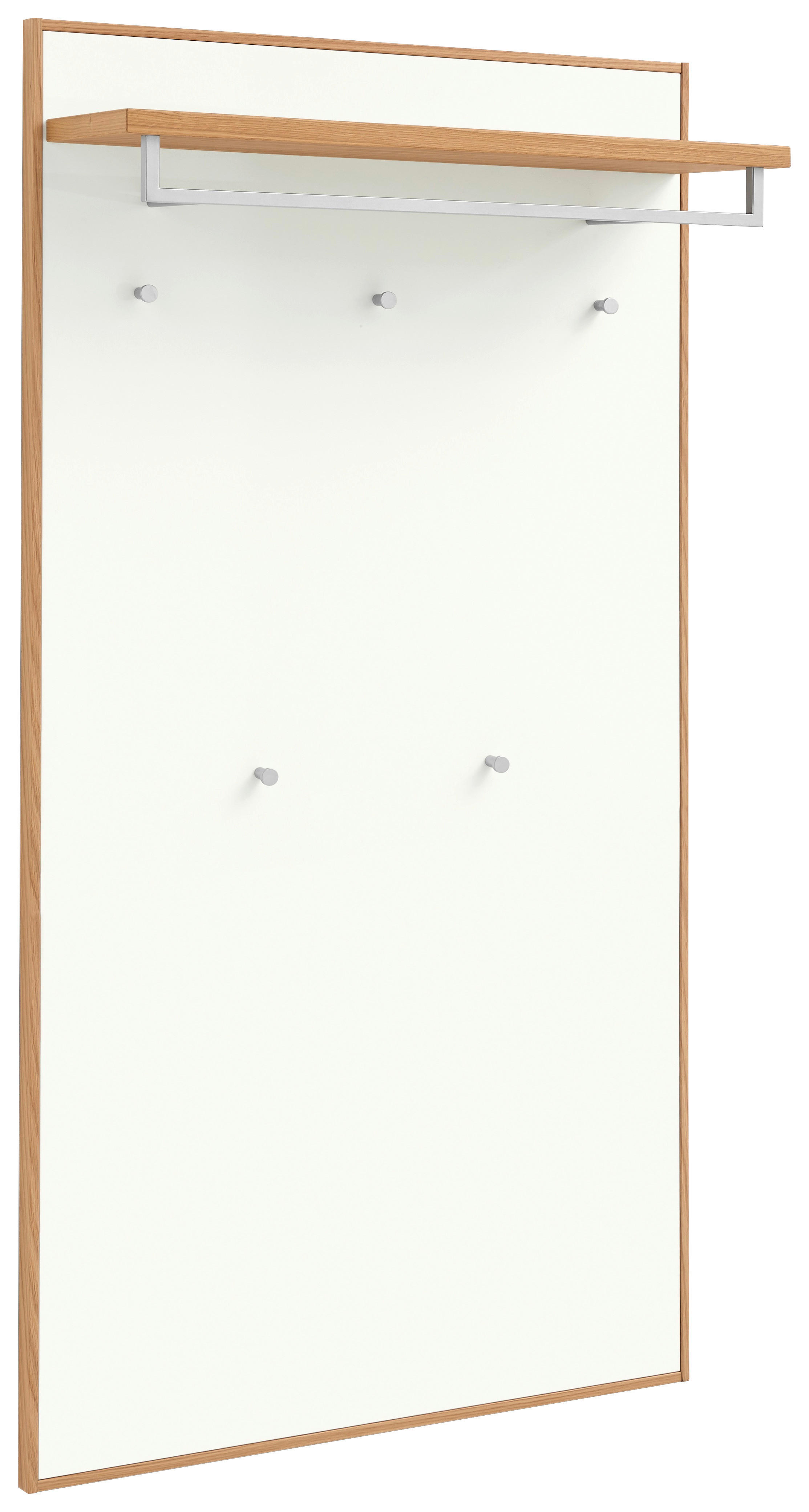 GARDEROBENPANEEL 83/183/29 cm  - Eiche Bianco/Weiß, Design, Holz/Holzwerkstoff (83/183/29cm)