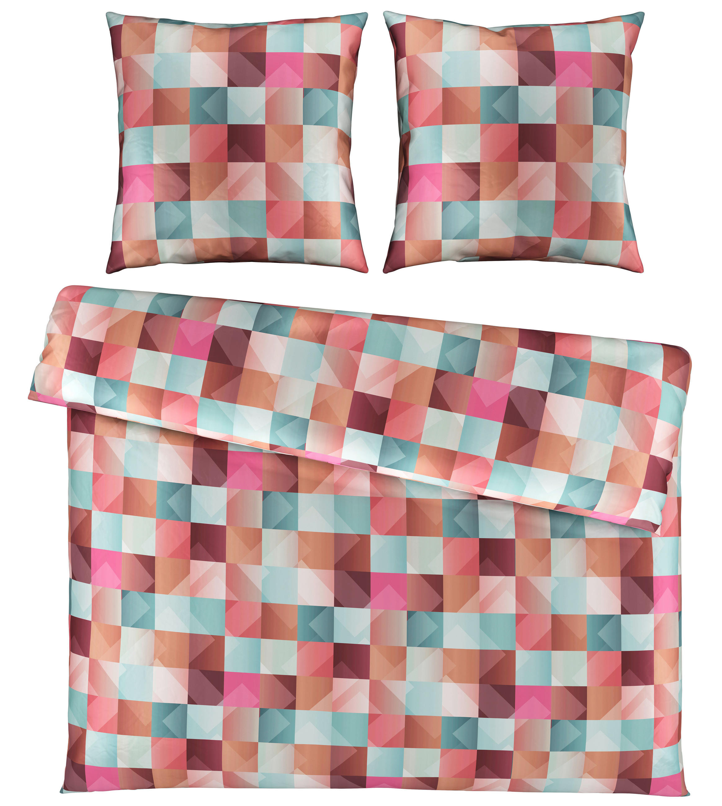 Novel Bettwäsche Javerdat Pink 200x200 cm