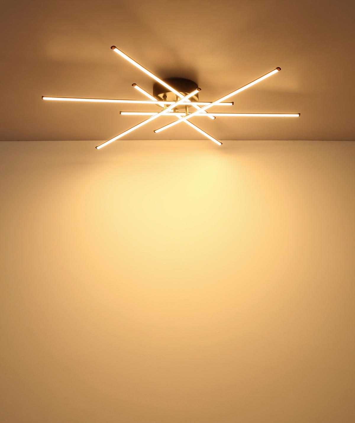 LED-TAKLAMPA LAWSON 80/7,7 cm  - vit/svart, Modern, metall/plast (80/7,7cm) - Globo
