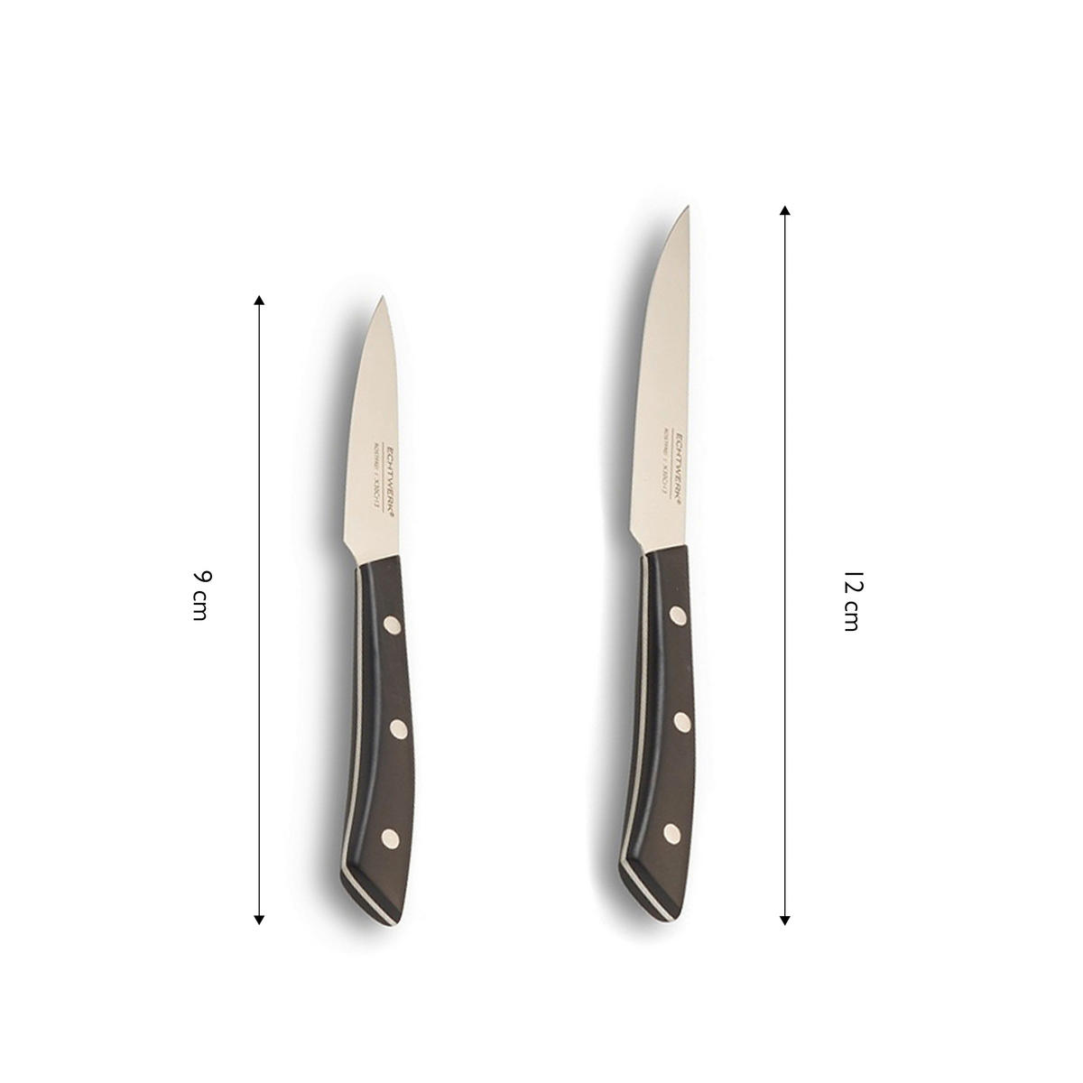 MESSERSET ECHTWERK 15-teilig  - Silberfarben/Schwarz, Trend, Kunststoff/Metall (24,8/13,2/36cm) - Echtwerk