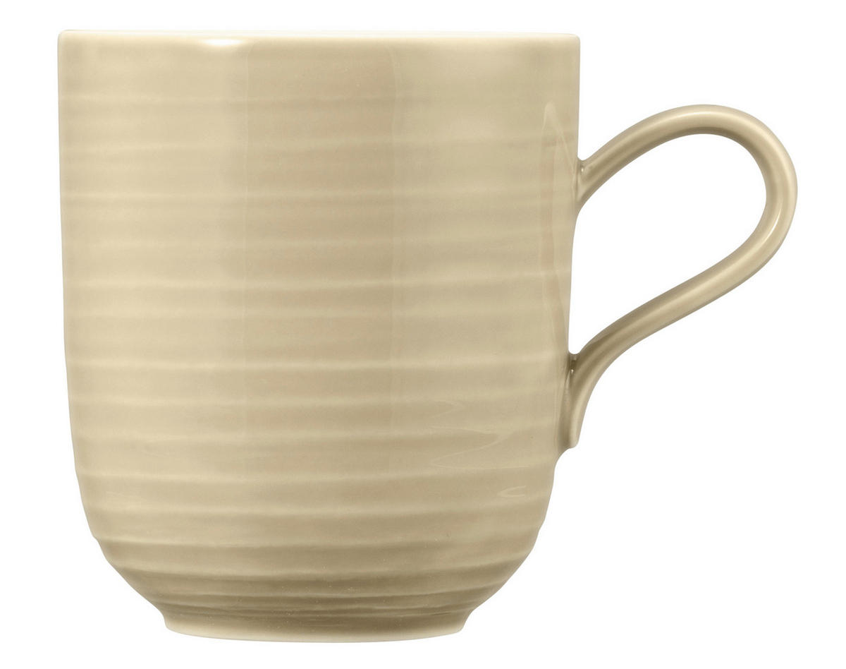 KAFFEEBECHER Terra    - Beige, Basics, Keramik (0,4l) - Seltmann Weiden