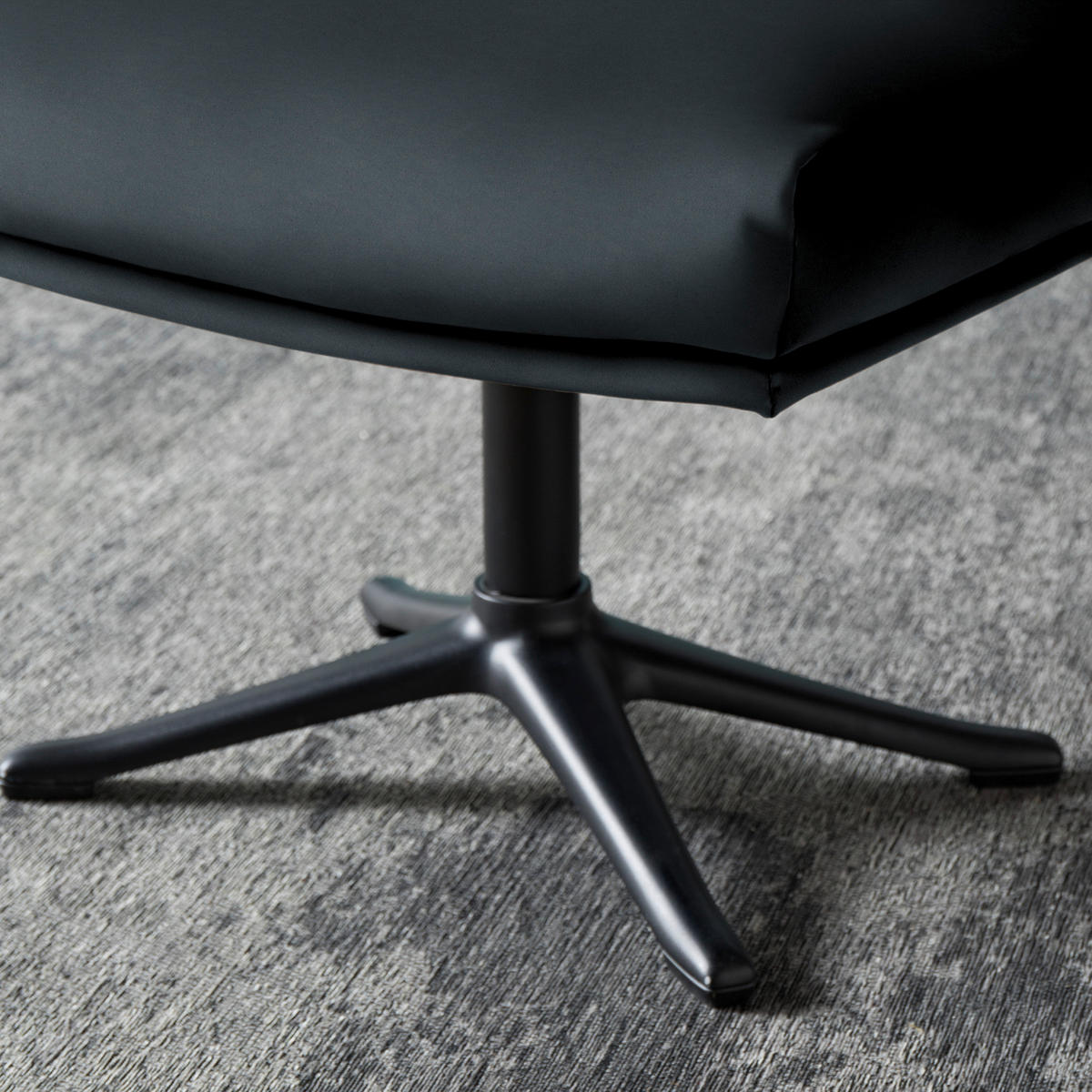 HOCKER Samt Dunkelgrün  - Dunkelgrün/Schwarz, Design, Textil/Metall (51/37/41cm) - home24