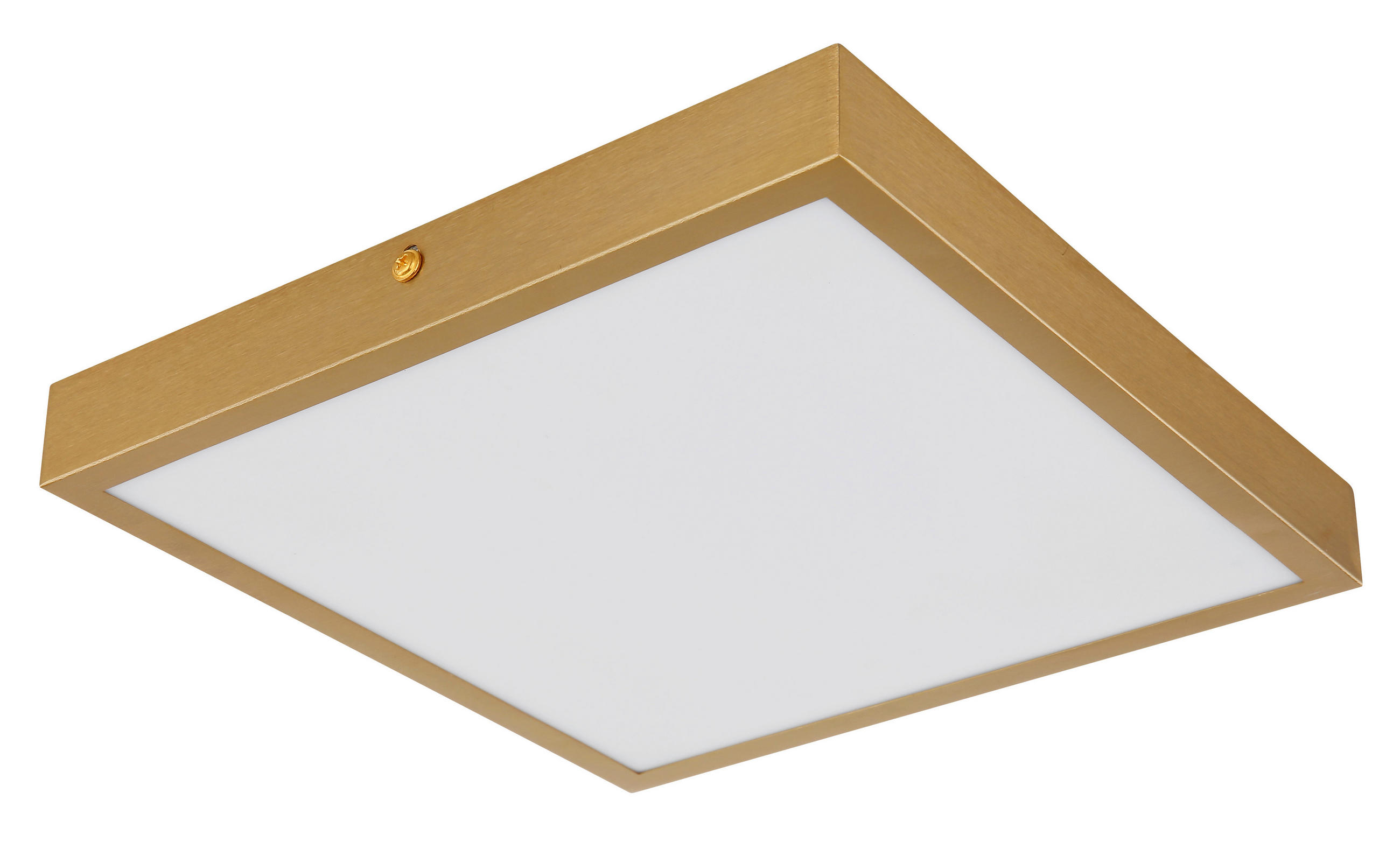 LED PLAFONJERA Tibey  - boja mesinga/opal, Konvencionalno, metal/plastika (25/25cm)
