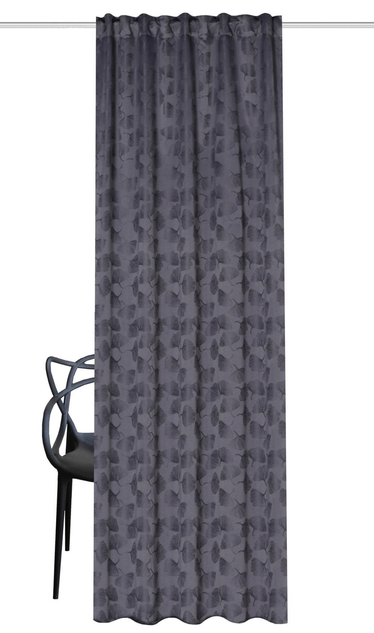 FERTIGVORHANG  Verdunkelung   135/245 cm  - Anthrazit, Trend, Textil (135/245cm)
