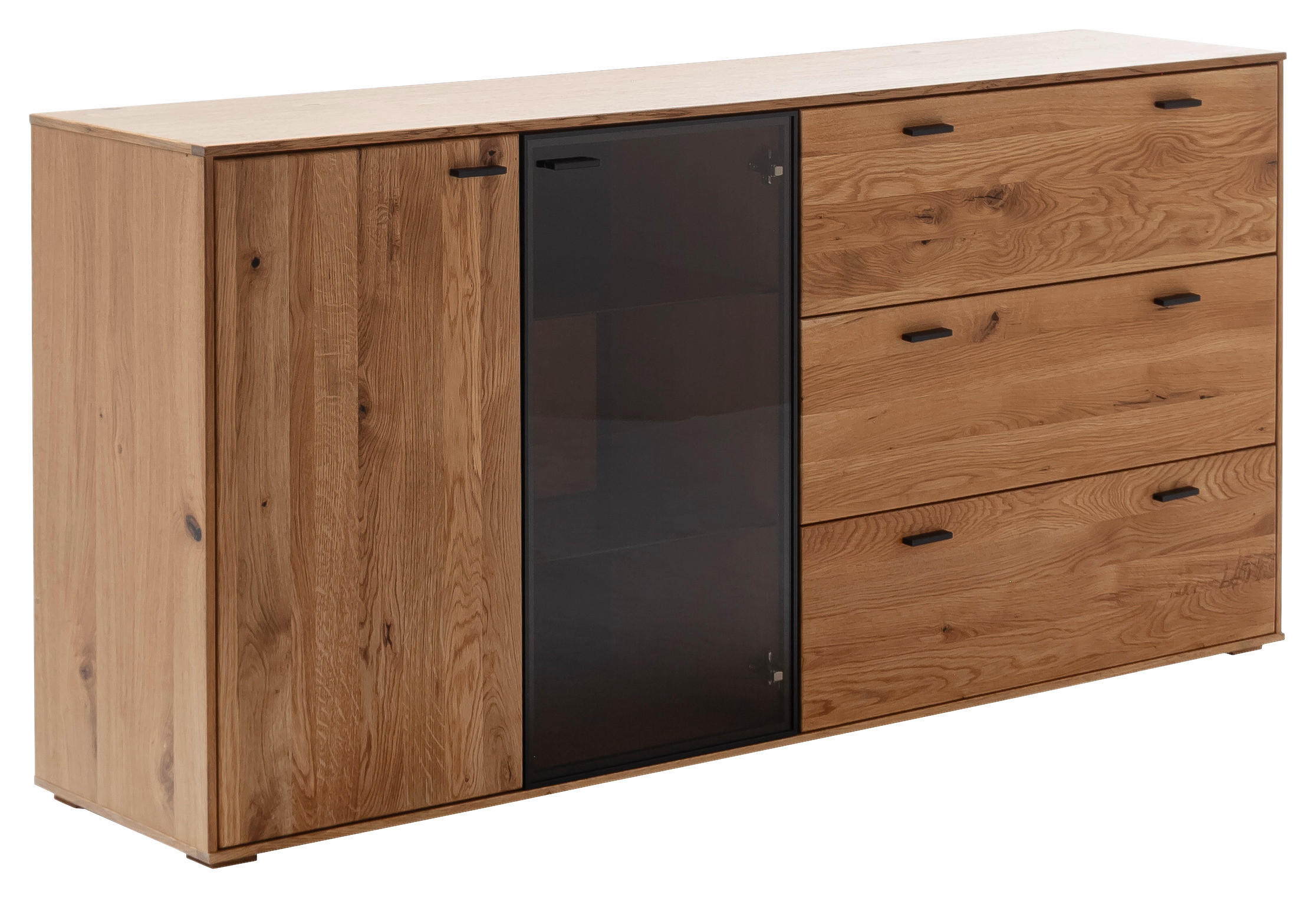 SIDEBOARD 183/88/44 cm  - skogsek/antracit, Design, metall/trämaterial (183/88/44cm) - MID.YOU