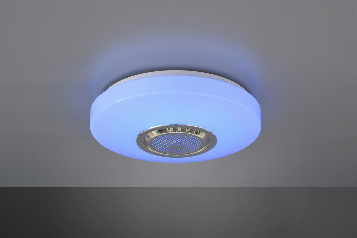 PLAFONIERĂ CU LED - alb, Basics, plastic (30/8cm)