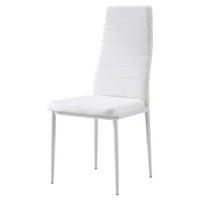 STOLICA  bijela  metal, tekstil      - bijela, Design, metal/tekstil (40,5/96/51cm) - Boxxx