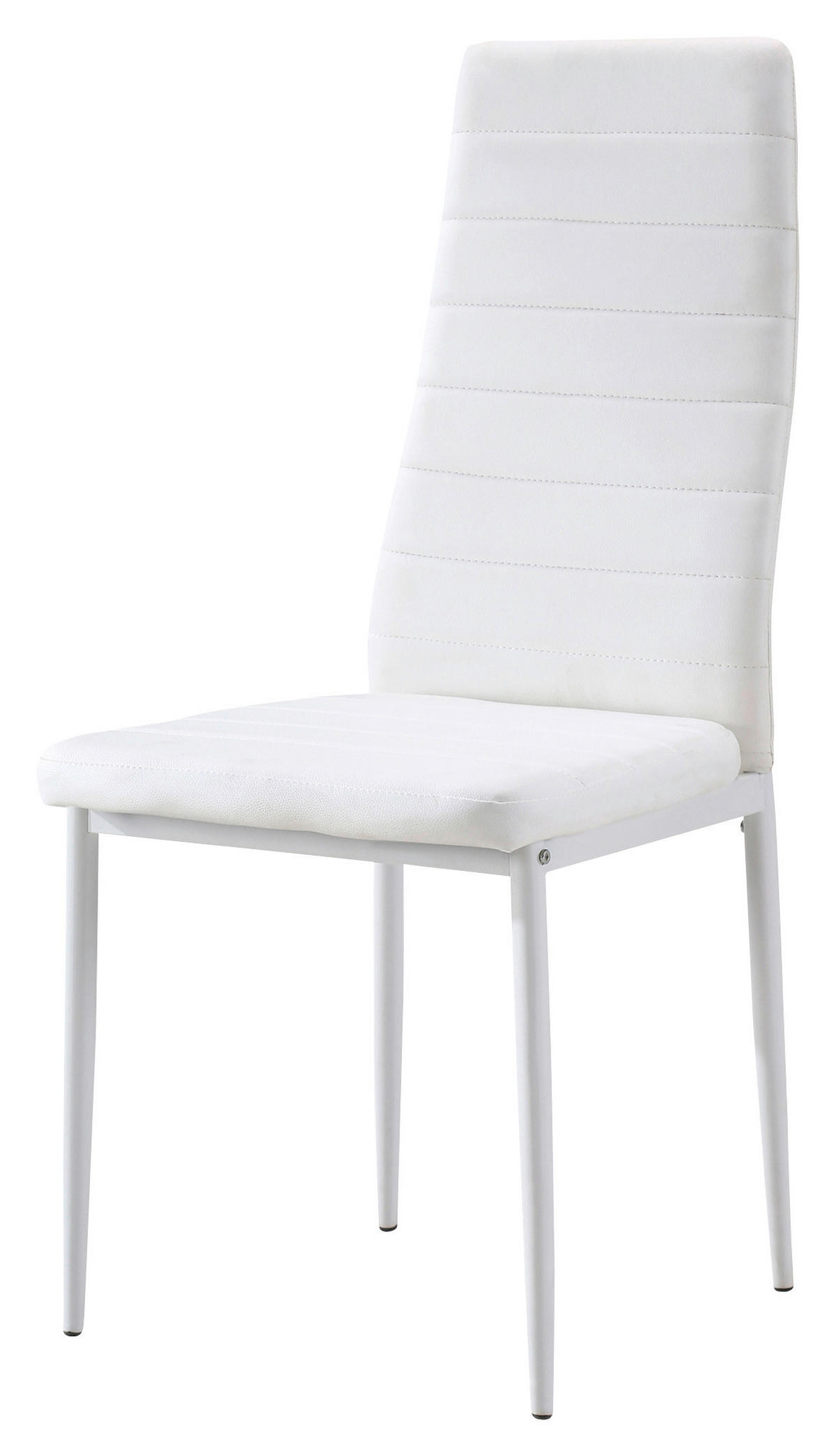 STOLICA  bijela  metal, tekstil      - bijela, Design, metal/tekstil (40,5/96/51cm) - Boxxx